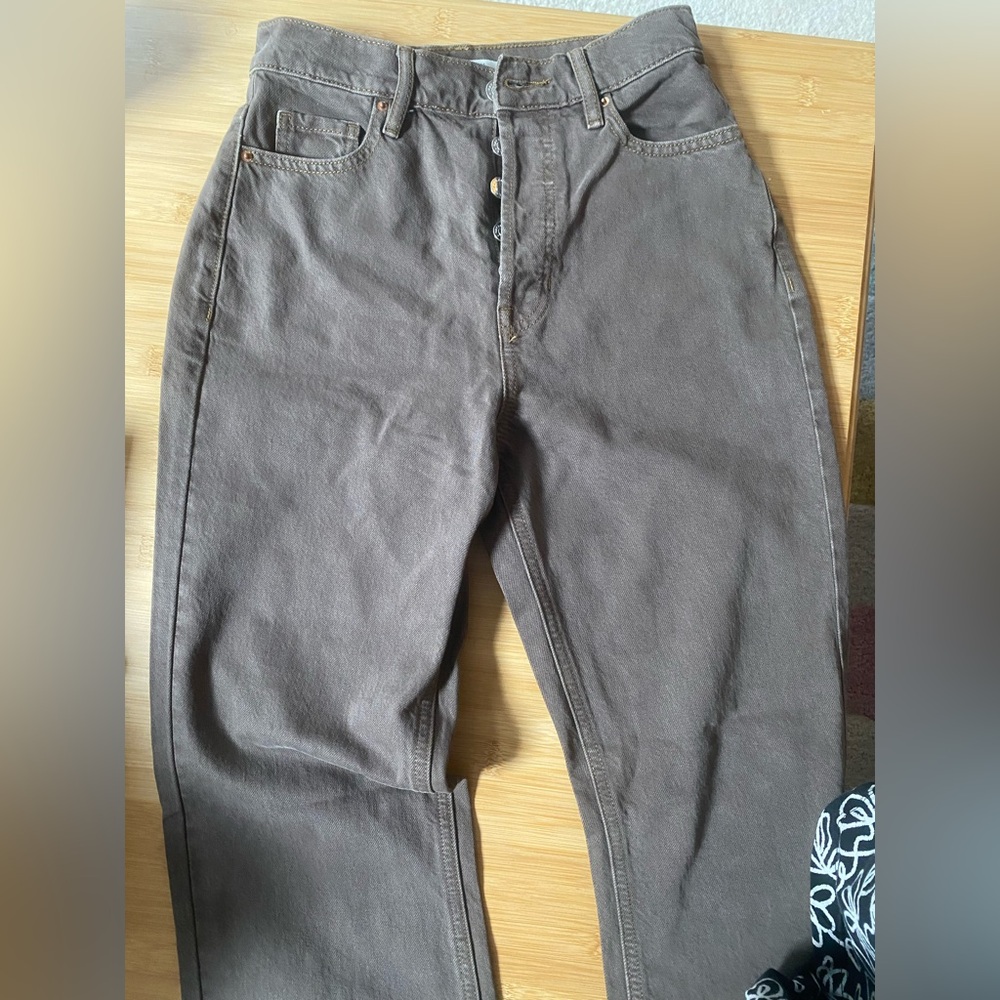Pacsun High Rise Bootcut Brown Jeans